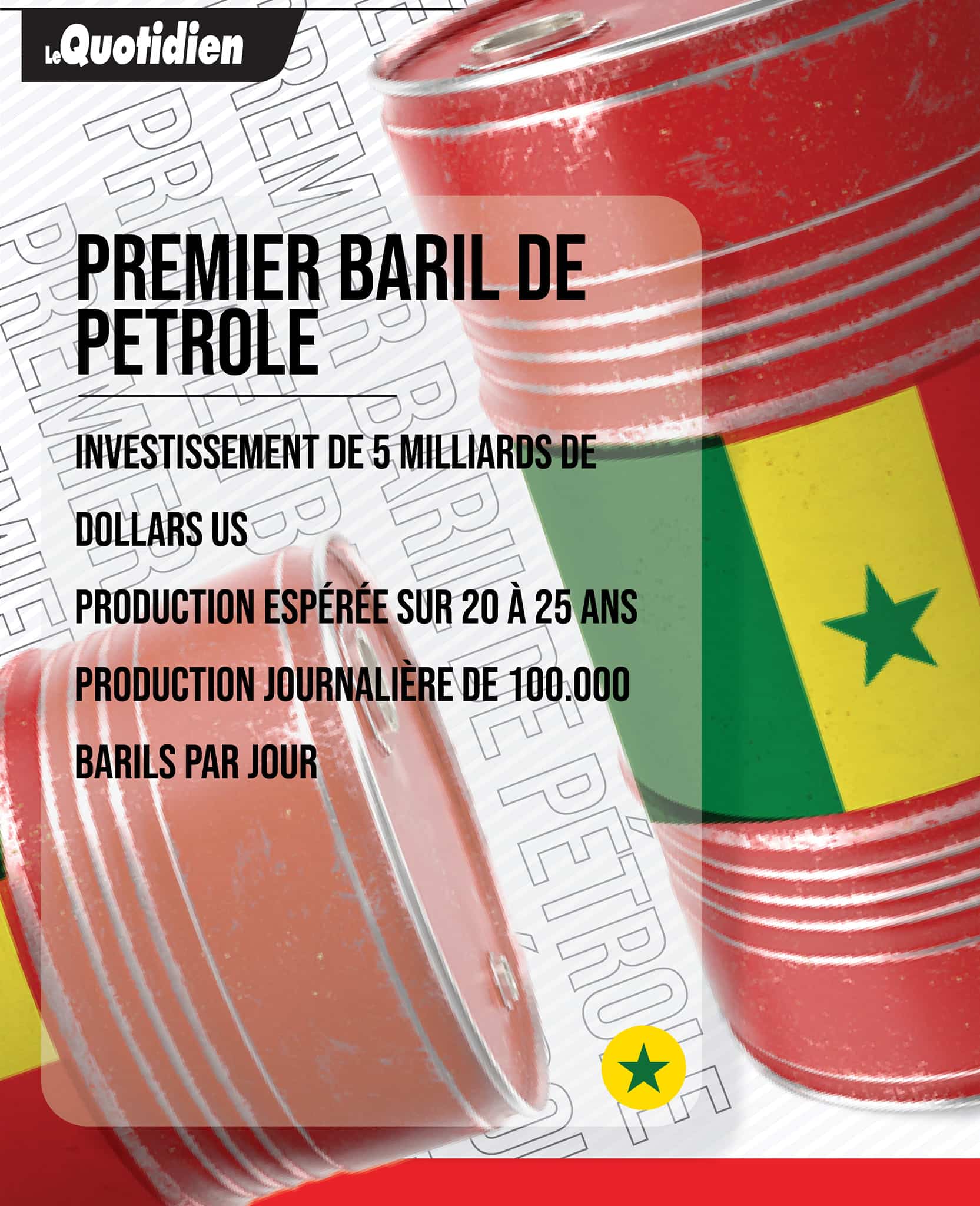 Sangomar oil fields: Senegal produces its first barrel