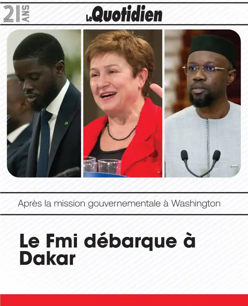 Following the Government Mission to Washington: The IMF Arrives in Dakar