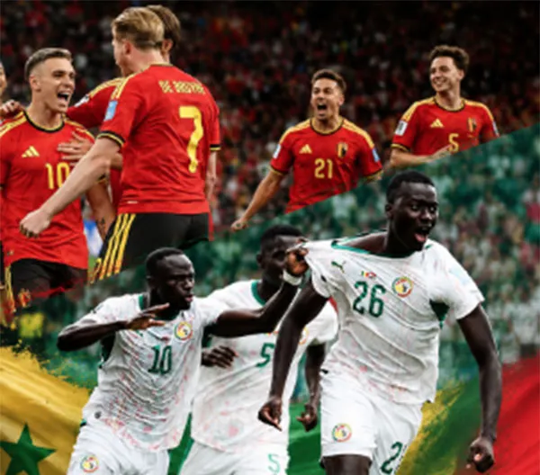 Affiche – Sénégal-Belgique en 16e : Un choc inédit et historique
