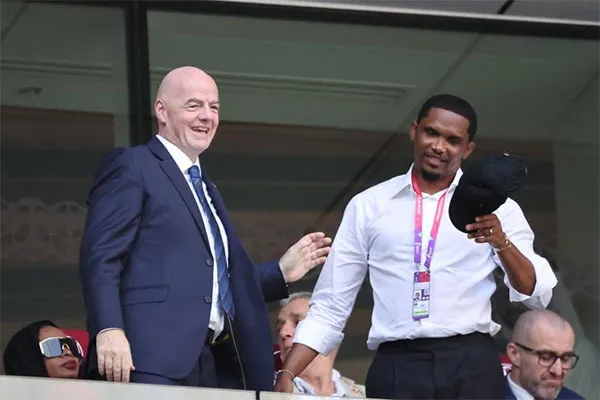 Fifa : Eto’o apporte son soutien à Infantino