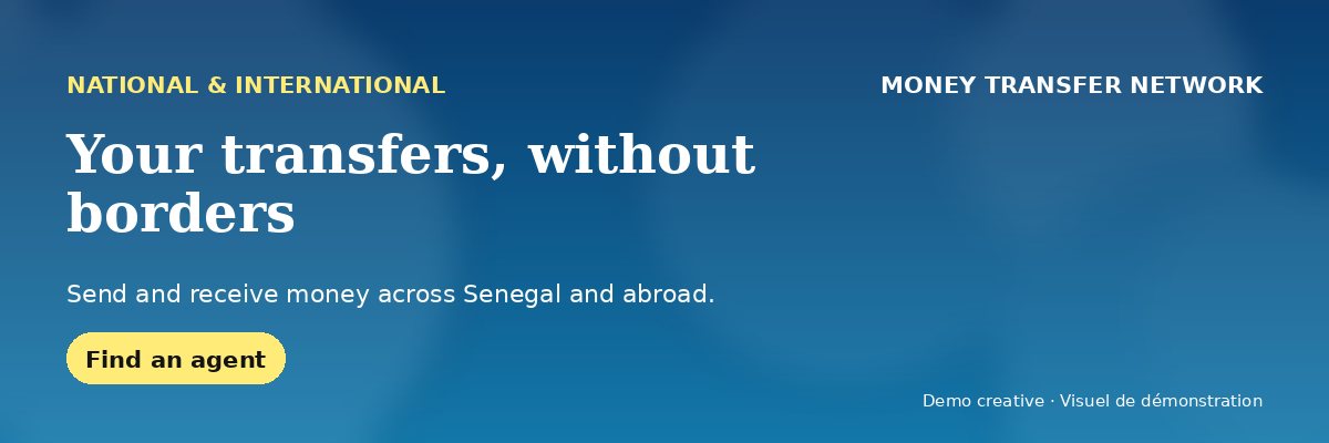 Your transfers, without borders — Réseau de transfert d’argent
